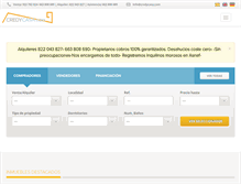 Tablet Screenshot of credycasa.com